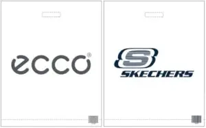 пакети з вирубною ручкою з логотипом бренду