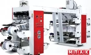 4-color deck flexo printing machine