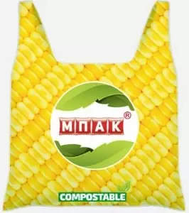 Package of maize starch T-shirt