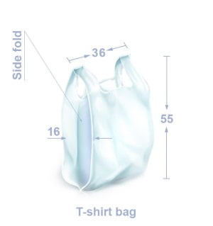 Bio T-shirt bag with logo